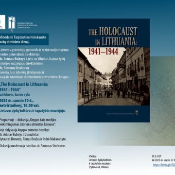 Pasitinkant atnaujintą istoriko dr. Arūno Bubnio knygą „The Holocaust in Lithuania: 1941–1944“