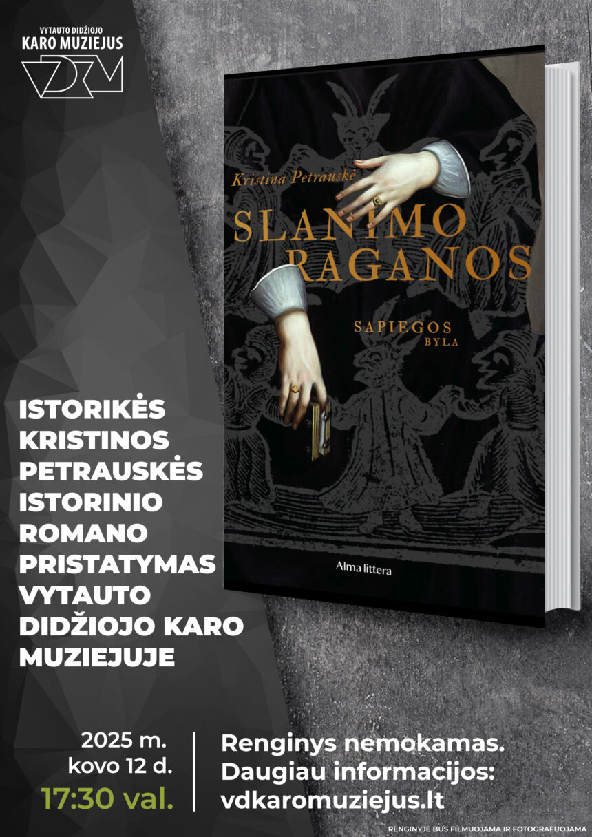 Istorinio romano apie Slanimo raganas pristatymas