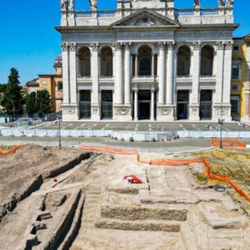 Archeologų atradimai prie Laterano bazilikos