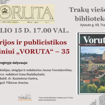 Istorijos ir publicistikos leidiniui „Voruta“ – 35